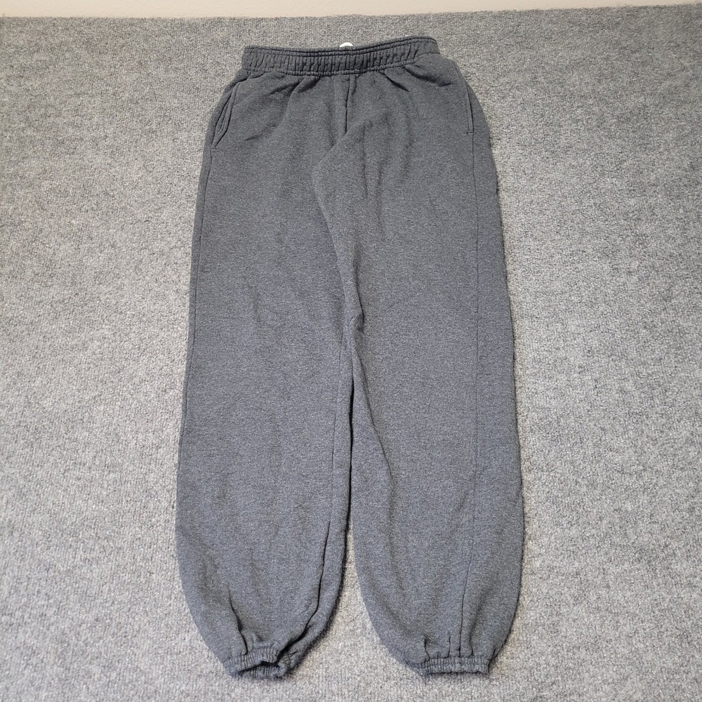 Chico's Sweatpants Womens Size Small Gray Petite Relaxed Elastic Waist Joggers